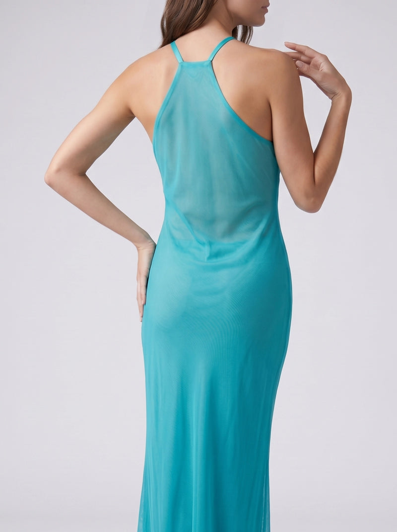 Dolphin Halterneck Maxi Dress