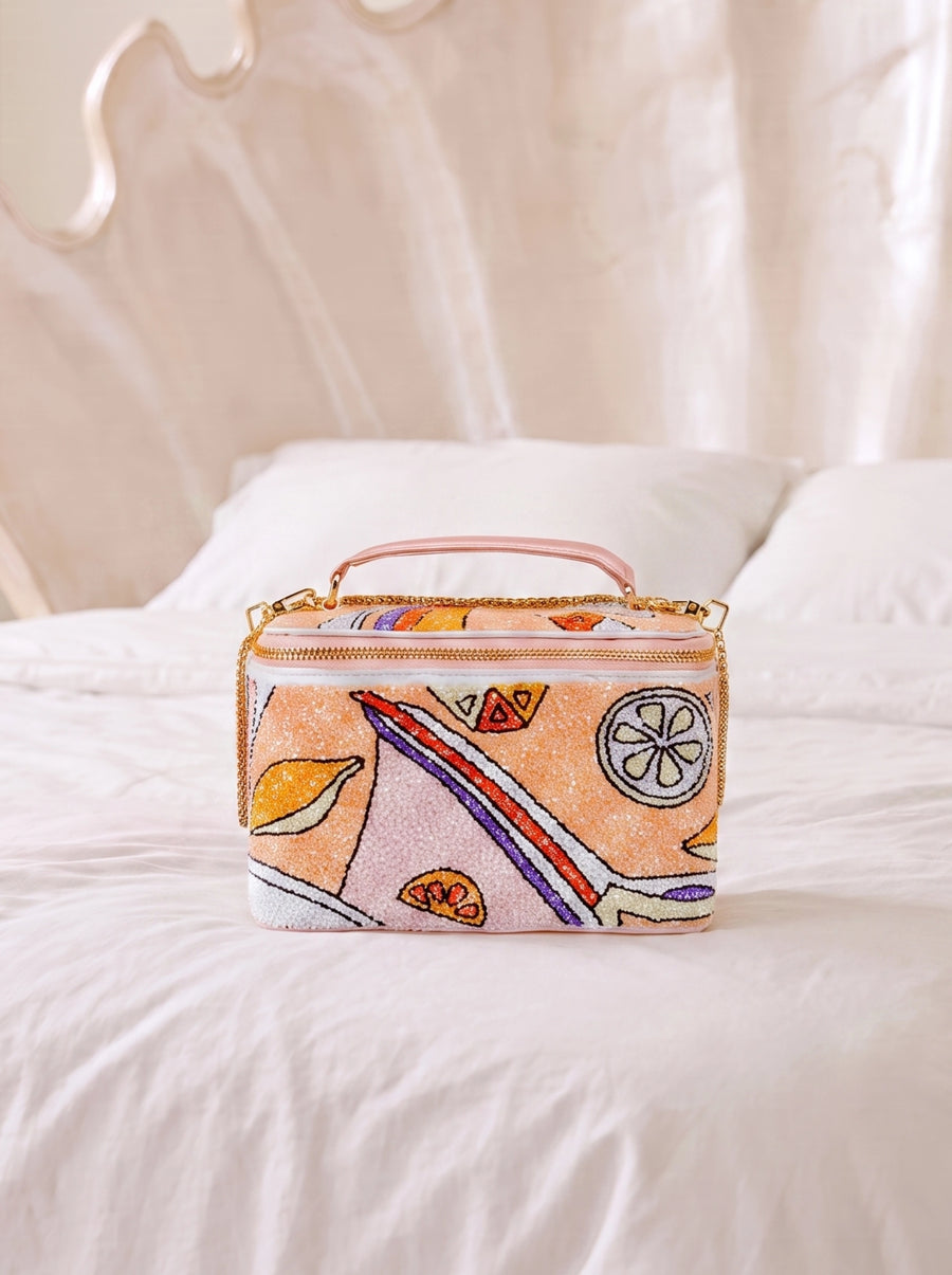 Palm Beach Orange Vanity Bag