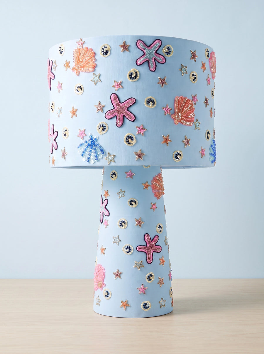 Fia Starfish Blue Lamp
