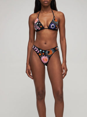 Celestial Star Black Bikini Bottom