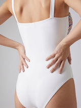 Selene Sea Shell Swimsuit White