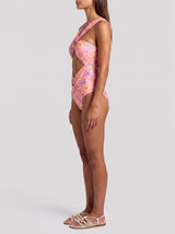 Pink Ocean Ring Swimsuit