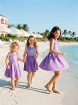 Oceanus | Disney Kids Pearl of Ursula Purple Dress