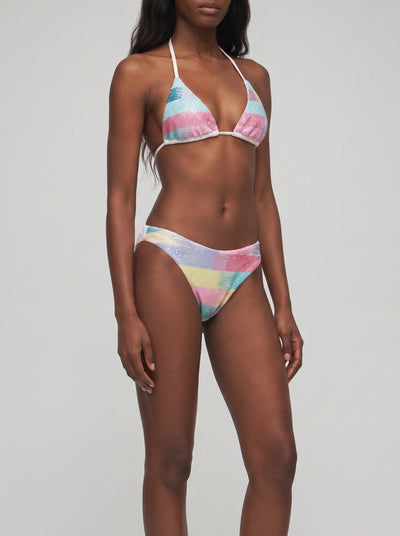Nerina Multi Colour Hand-Beaded Bikini Bottom