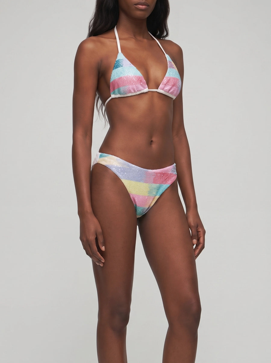 Nerina Multi Colour Bikini Top