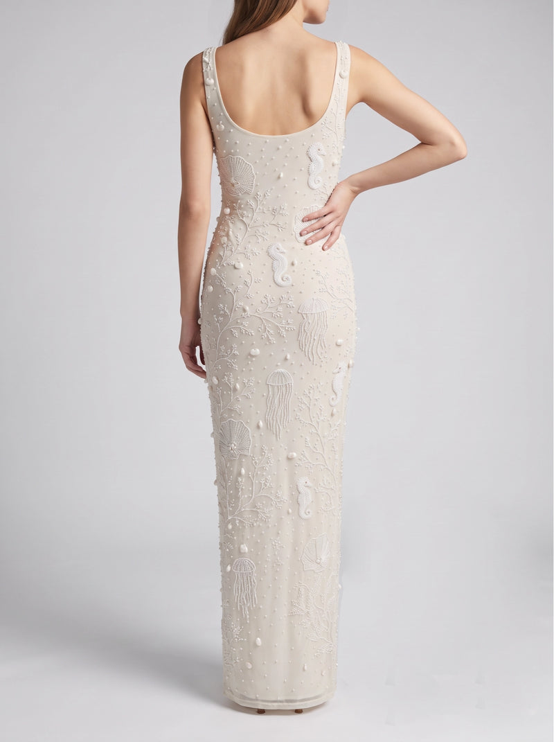 Coralie White Maxi Dress