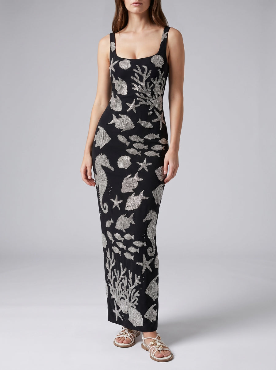 Coraline Multi Colour Long Dress