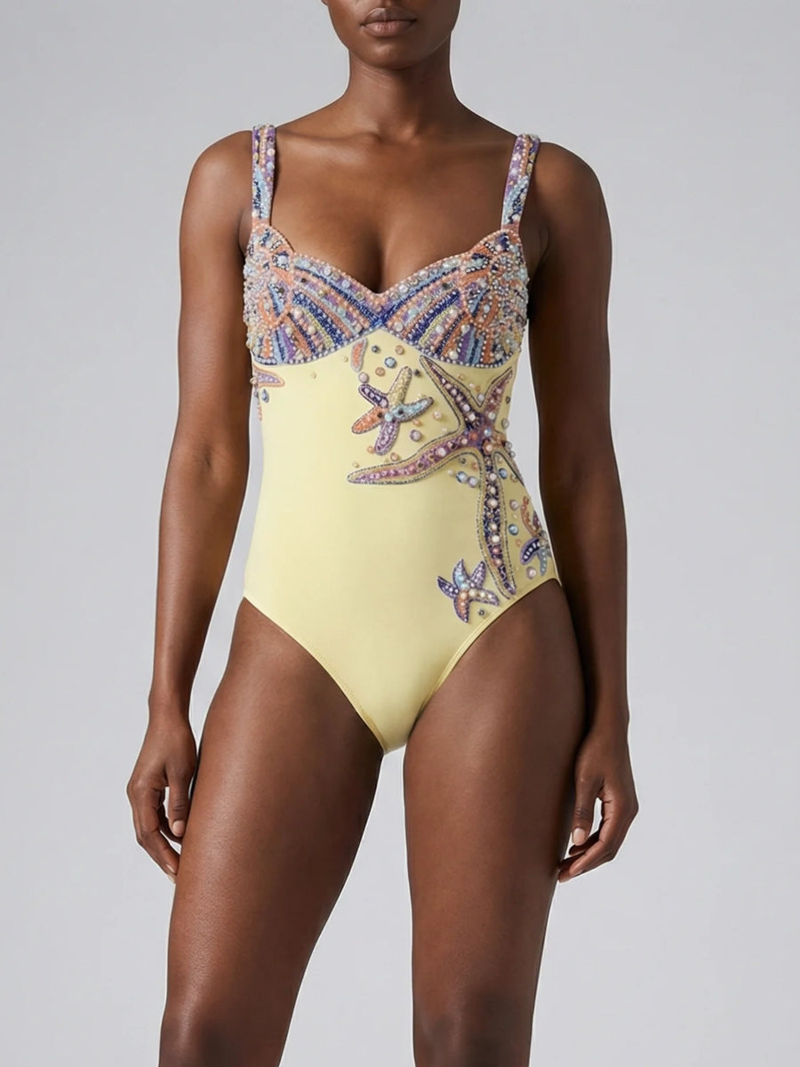 Selene Sea Shell Swimsuit Multi Color