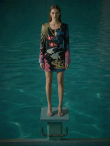 Marina Reef Dress - Black