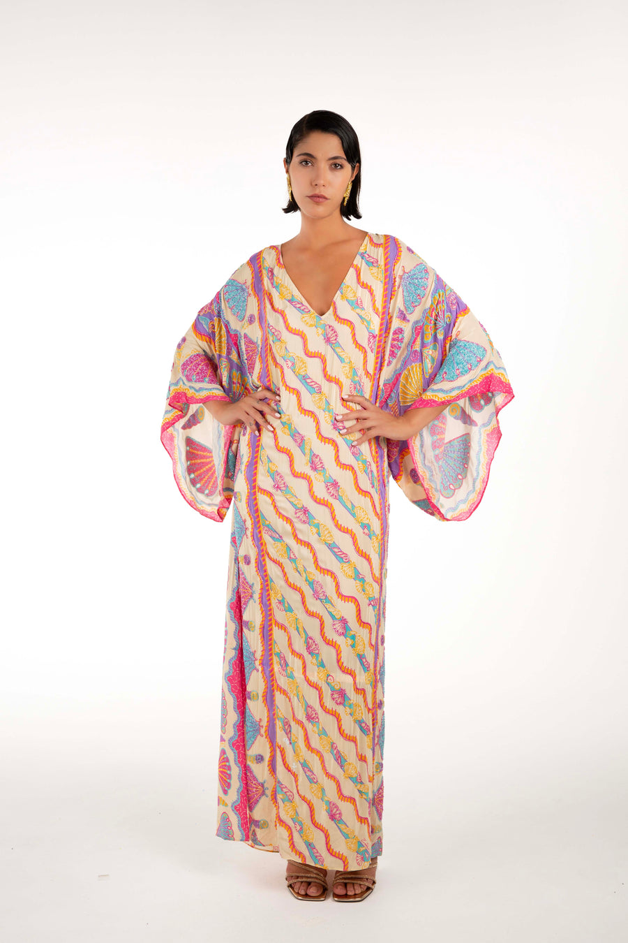 Oceanus x Zandra Rhodes Dream Kaftan