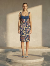Starfish and Shell Navy Dress