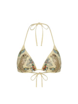Aurelia Embroidered Luxury Yellow Bikini Top