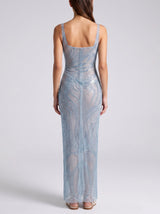 Saltwater Slip Blue Maxi Dress