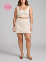 Curve Arizona Ivory Co-ord Skirt