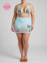 Curve Moorish Idol Co-ord Top Blue