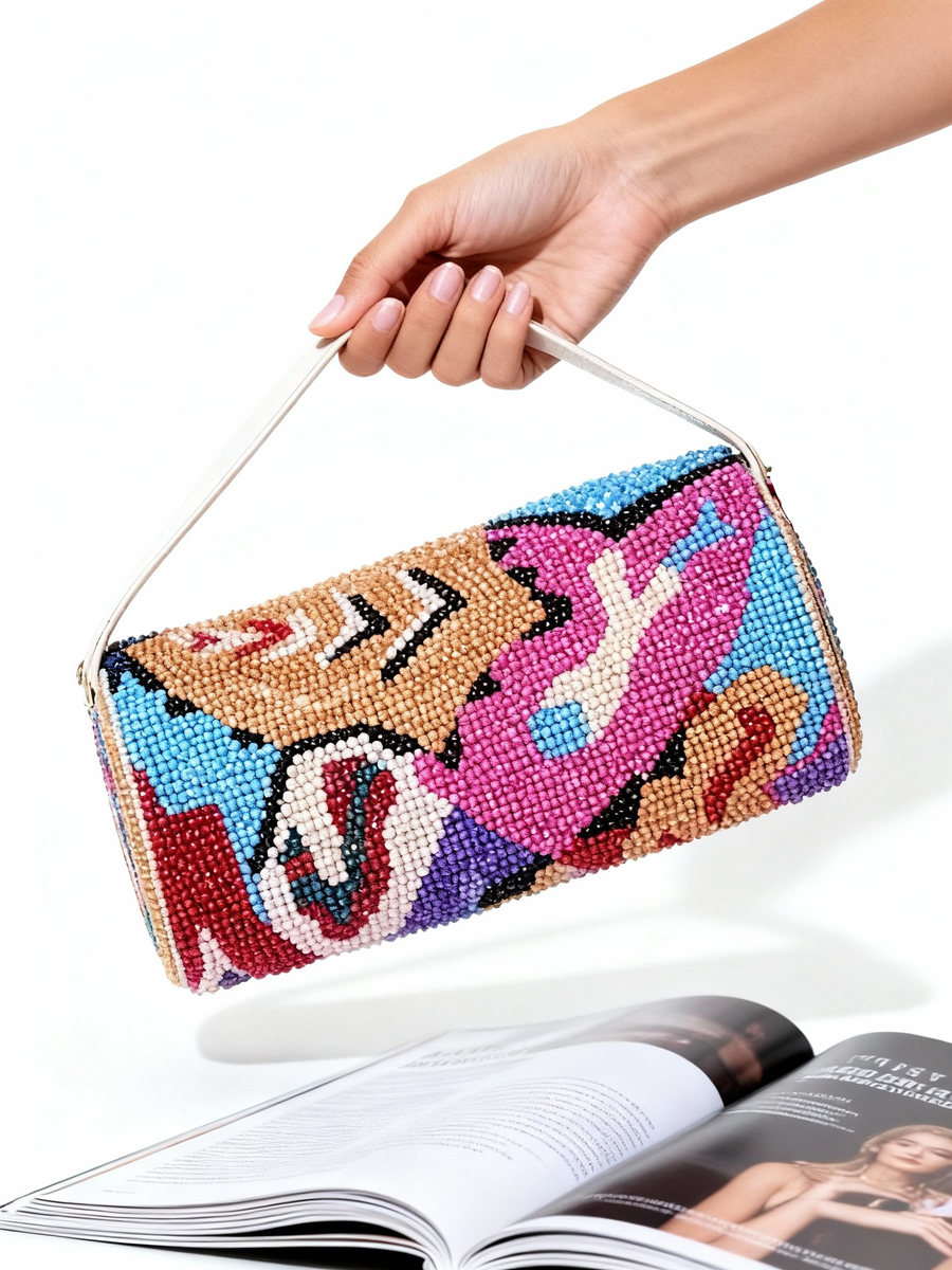 Boston Embellished Bag - Multi Colour