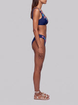 Oceanus Pearl Tide Multi-color Bikini Bottom