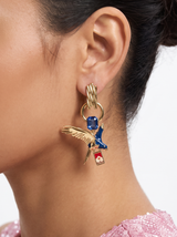 The Smoking Bird Earrings