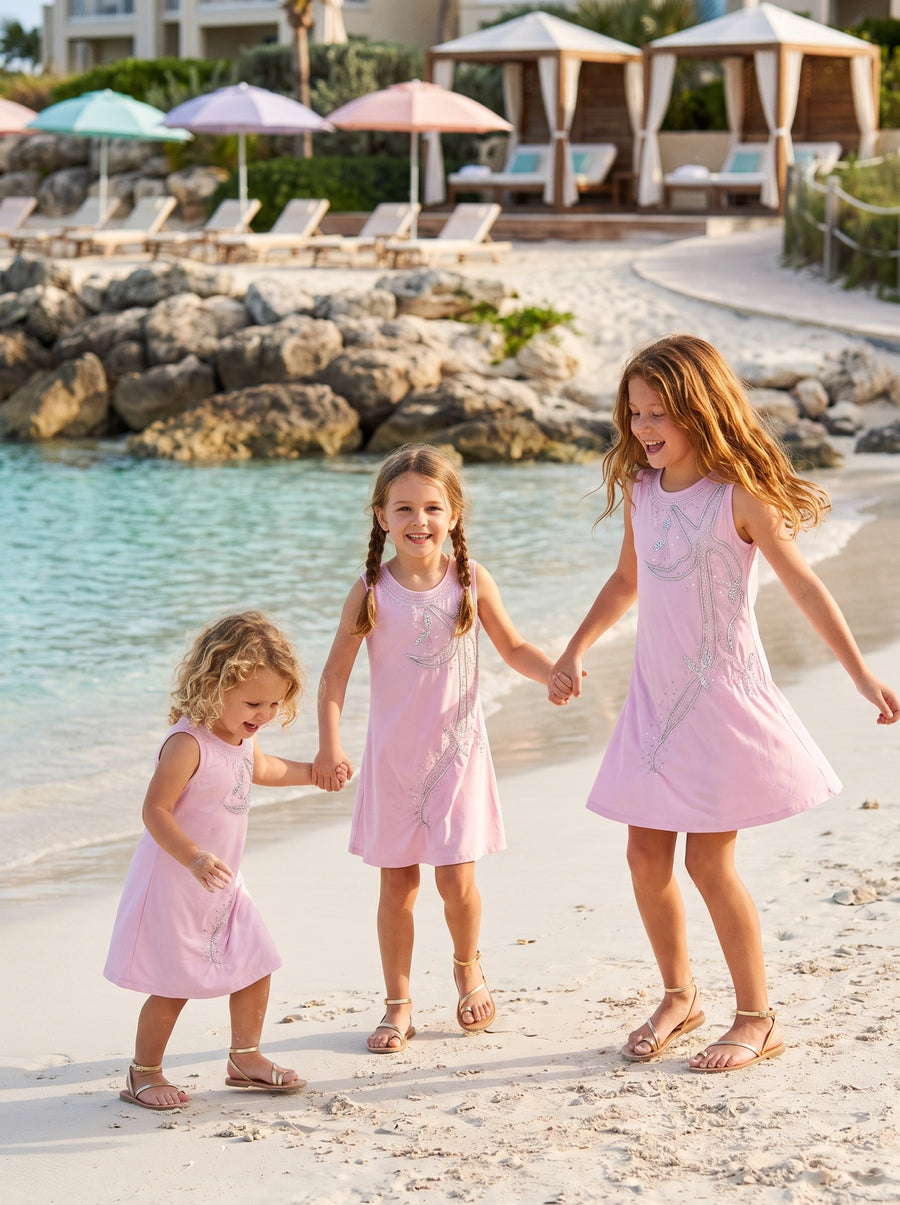Selene Sleeveless Multi Color Kids Dress