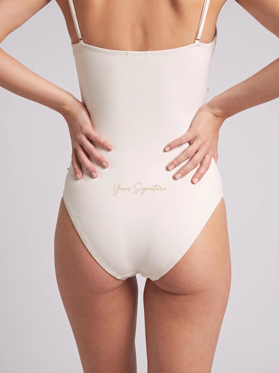 Pearl Reef Triangle Nude Swimsuit