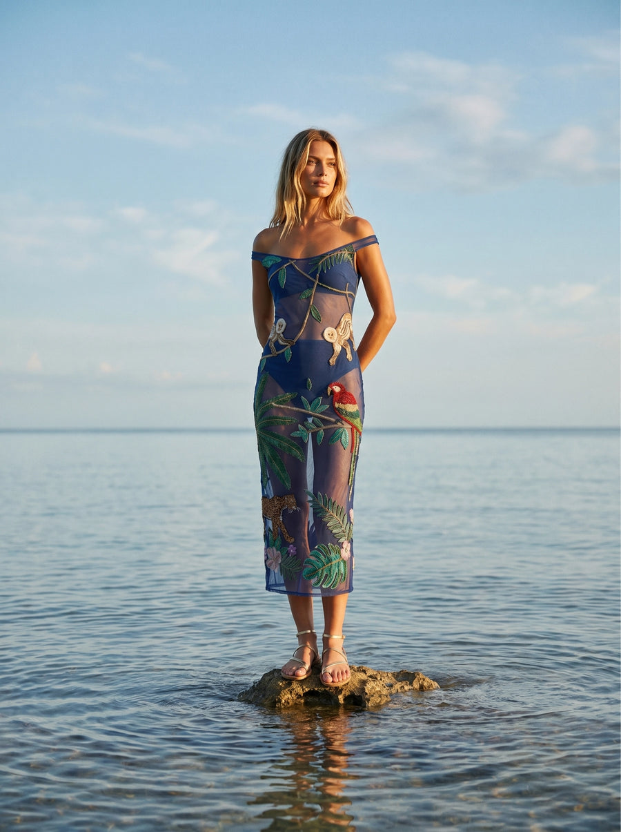 Zola Sheer Maxi Dress