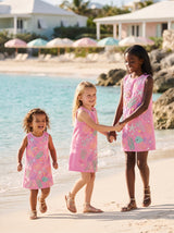 Sea Breeze Kids Pink Dress