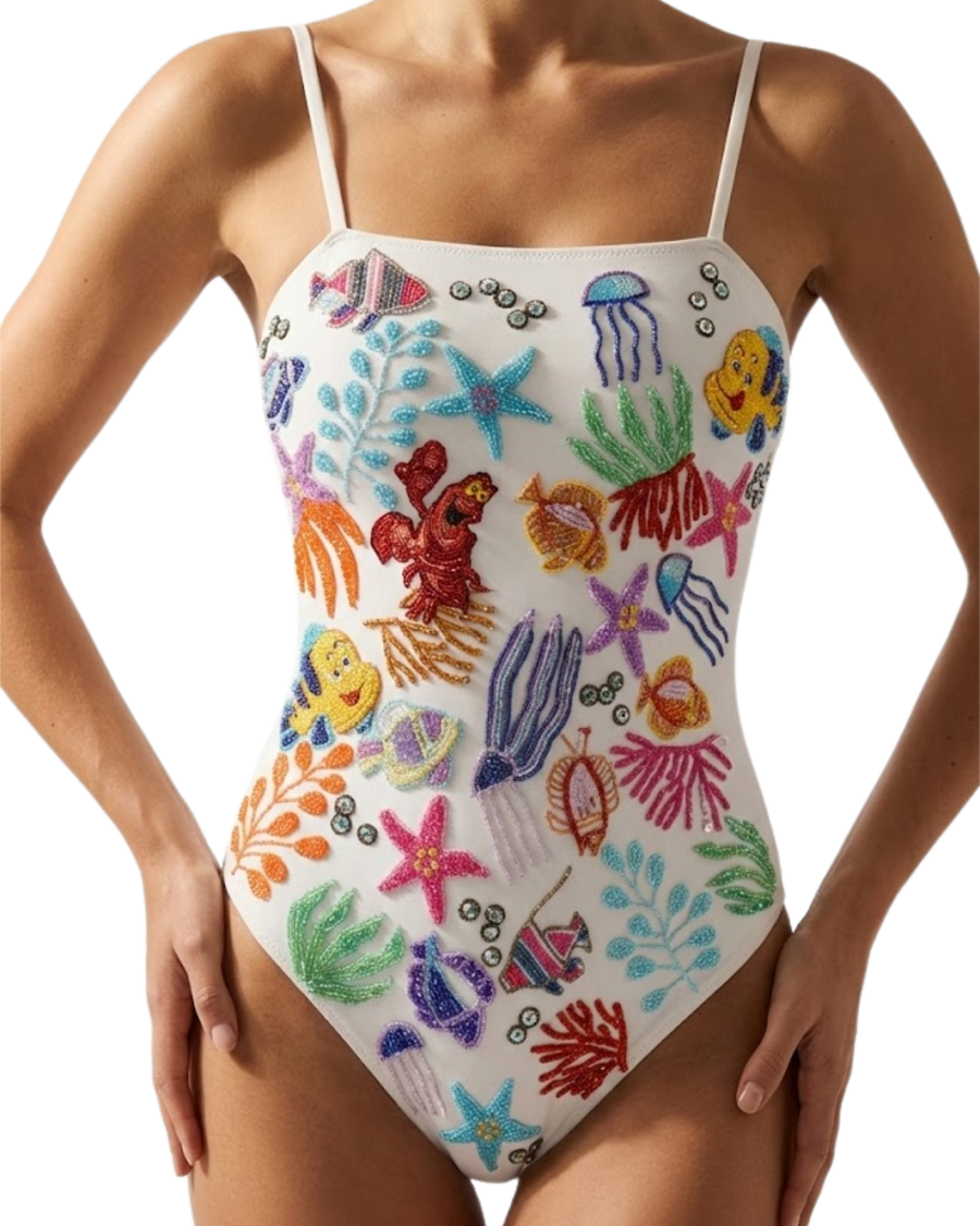 Disney | Oceanus Attina Swimsuit in White