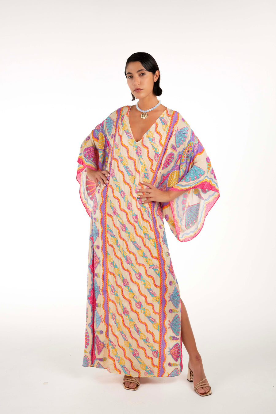 Oceanus x Zandra Rhodes Dream Kaftan