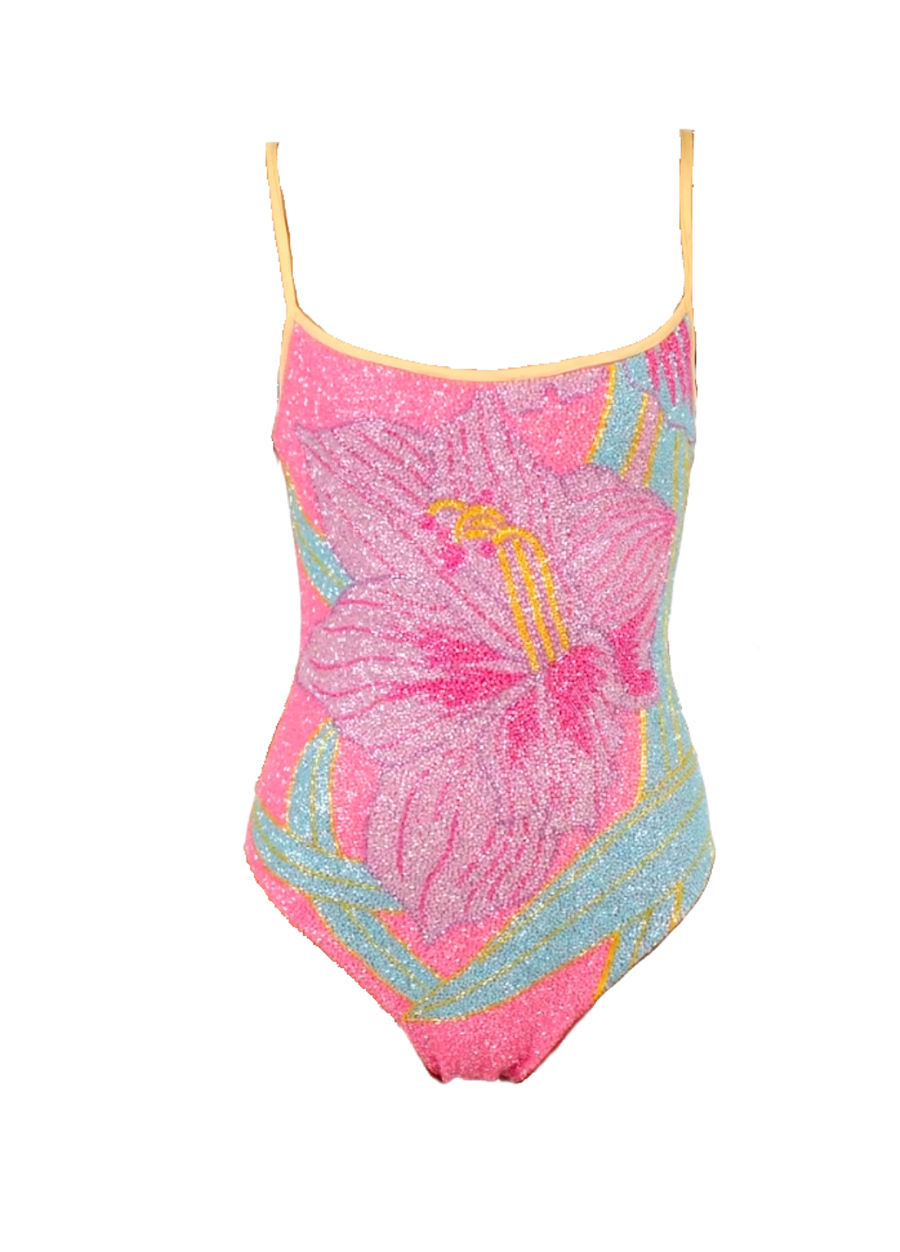 Tiffany Beaded Swimsuit Pink Tosca Oceanus x By Poppy