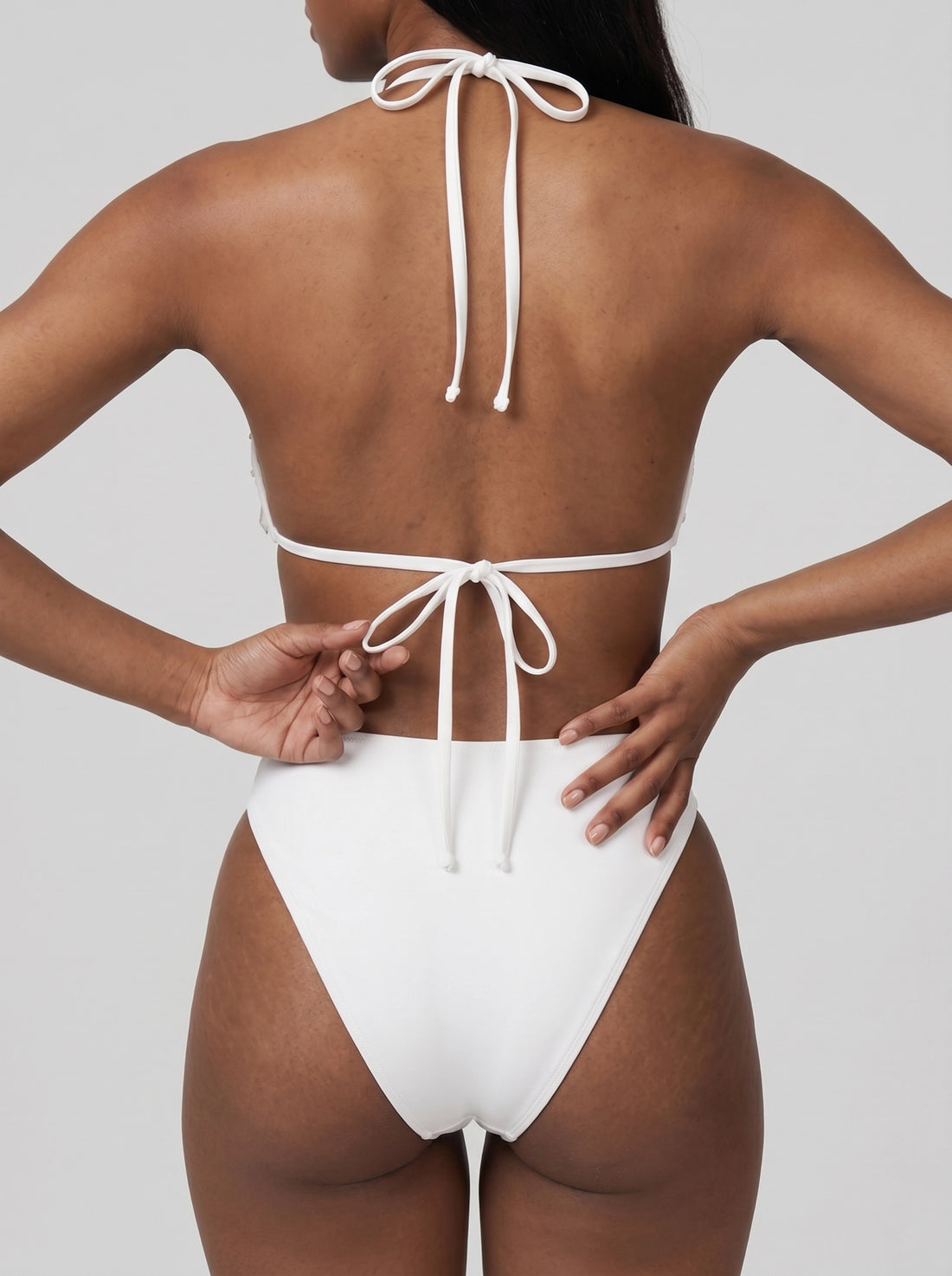 Sea Horse Bikini Bottom White