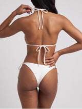 Astra White Bikini Bottom