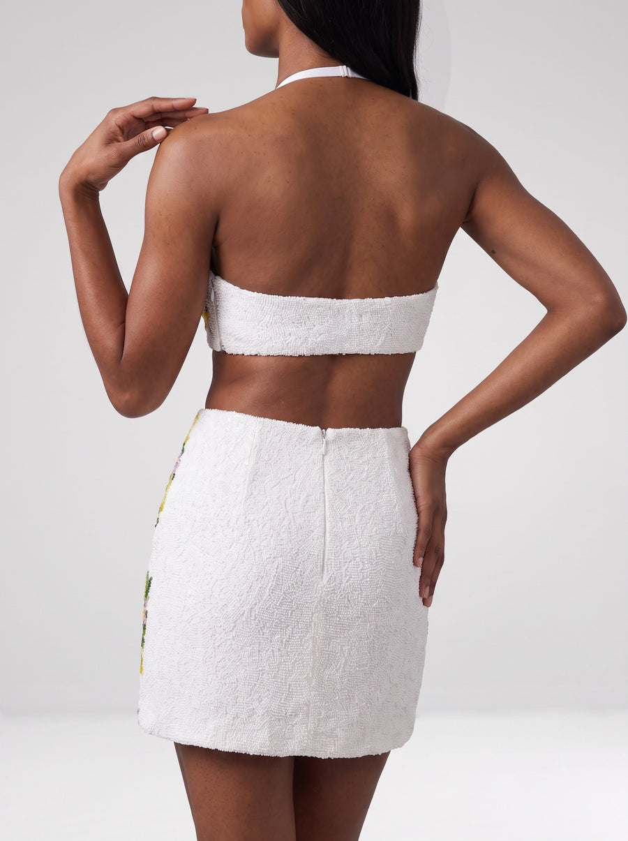 Lemon Blossom Bikini Co-Ord Top