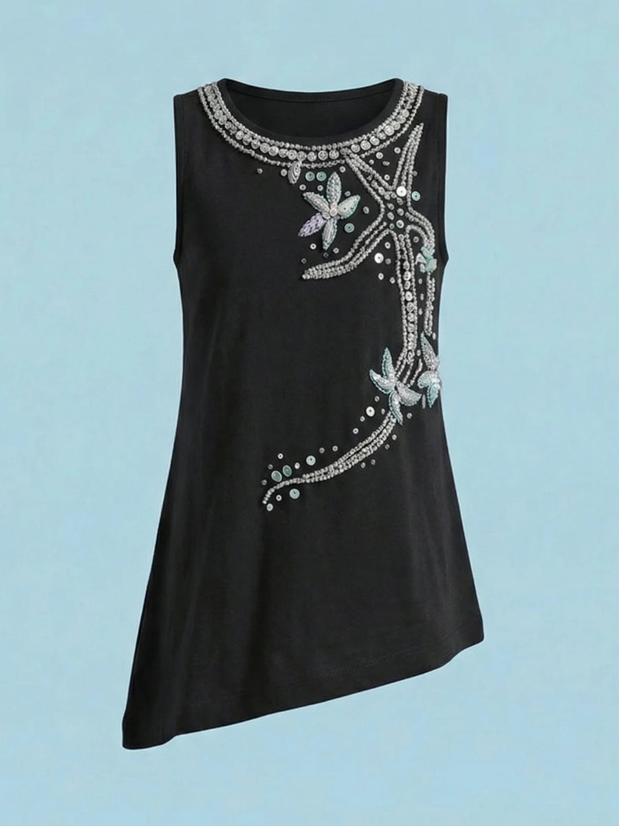 Selene Sleeveless Kids Dress