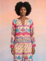 Shell Reverie Pink Multi Blouse