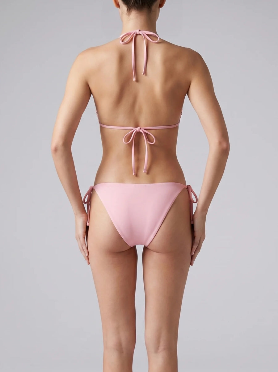 Oceanus x Bárbara Hulanicki Serpentina Pink Bikini Bottom
