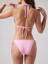 Sienna Sequin Embroidery Bikini Top Multi Colour