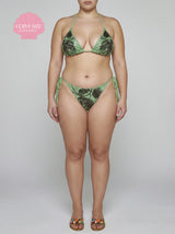 Curve St. Barth Hand-Beaded Crystal Bikini Bottom