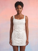 White Starfish Co-ord Top