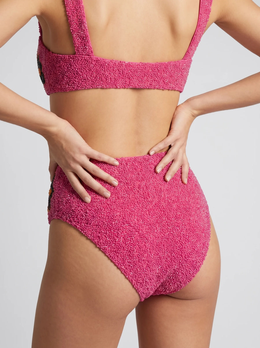 Oceanus x Bárbara Hulanicki Aria Pink Bikini Bottom