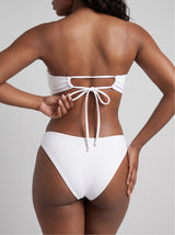 White Opal Shore Bandeau Bikini Top