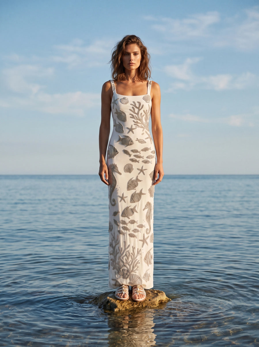 Coraline Multi Colour Long Dress