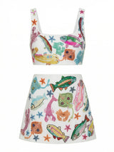 Arizona Co-ord Top Multi Color