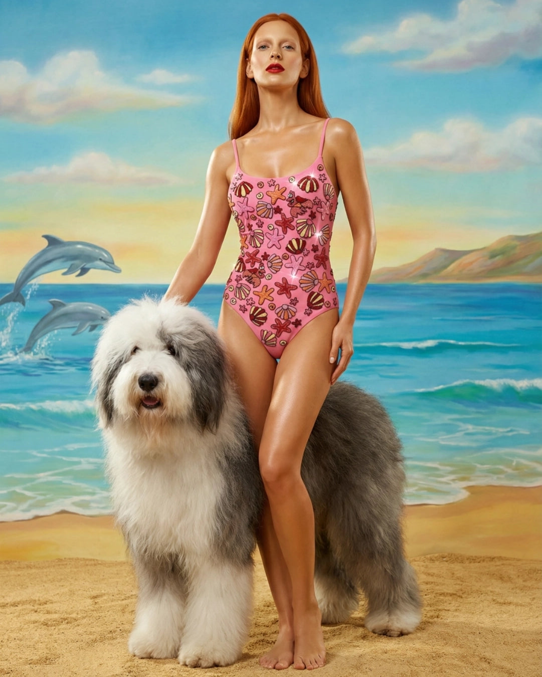 Disney | Oceanus Shell Swimsuit in Pink