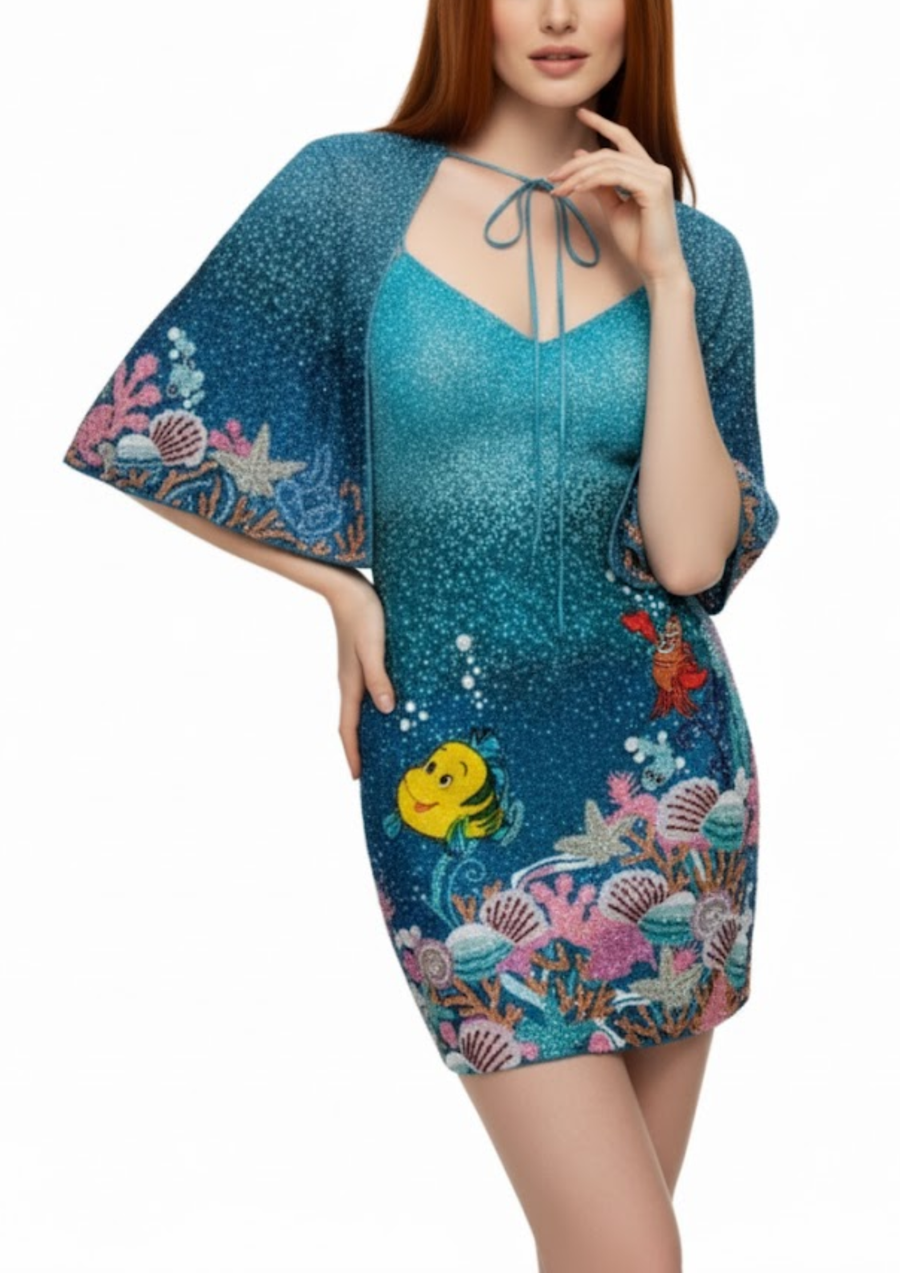 Disney | Oceanus Neptune Cape in Blue