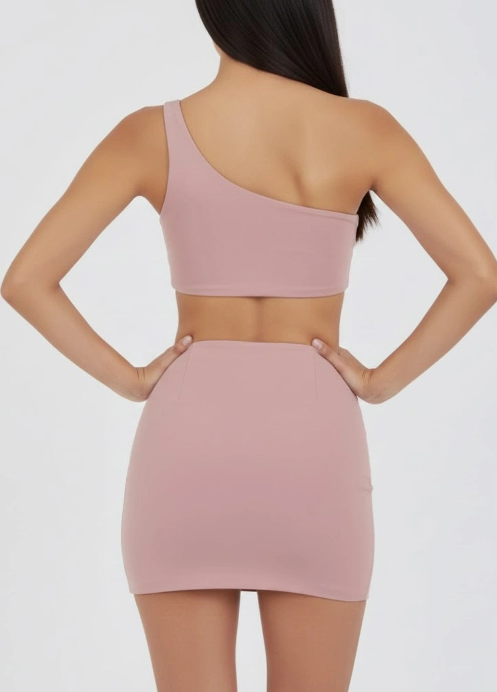 Callie Co-ord Top - Beige/Peach