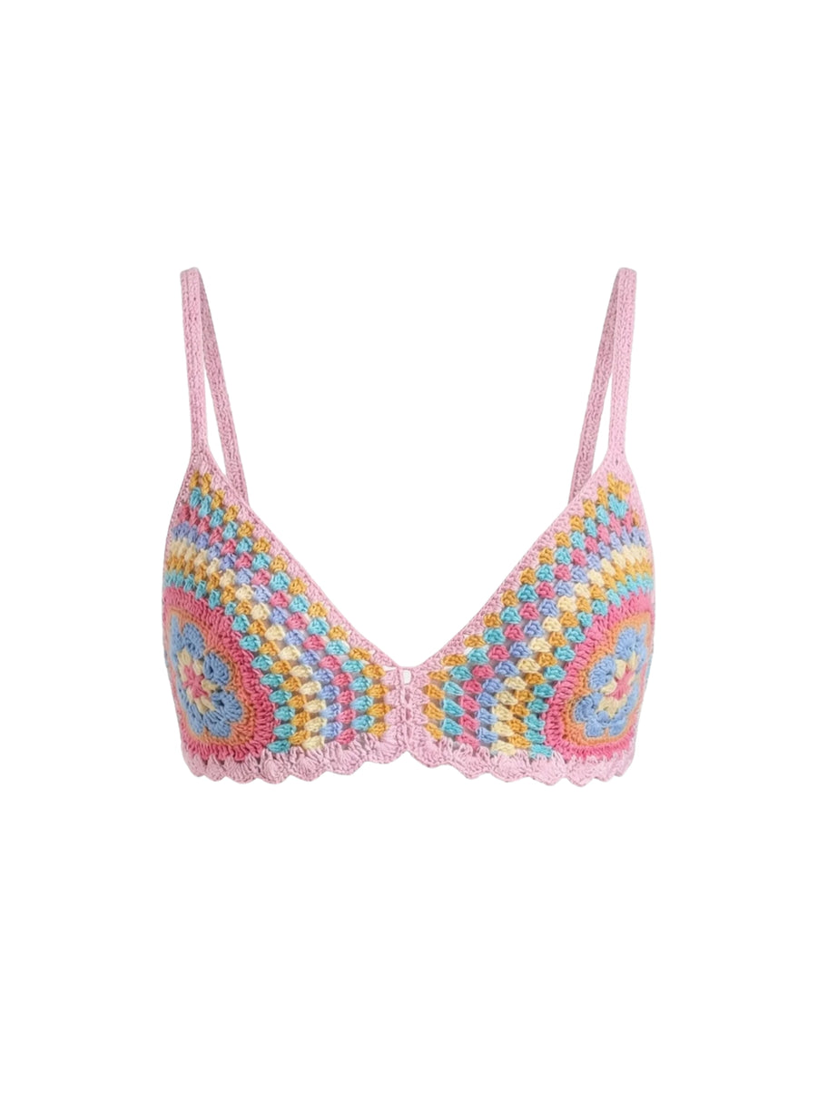 Hexa Bloom Crochet Top