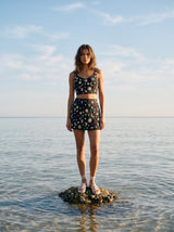 Celestial Tide Black Co-ord Skirt