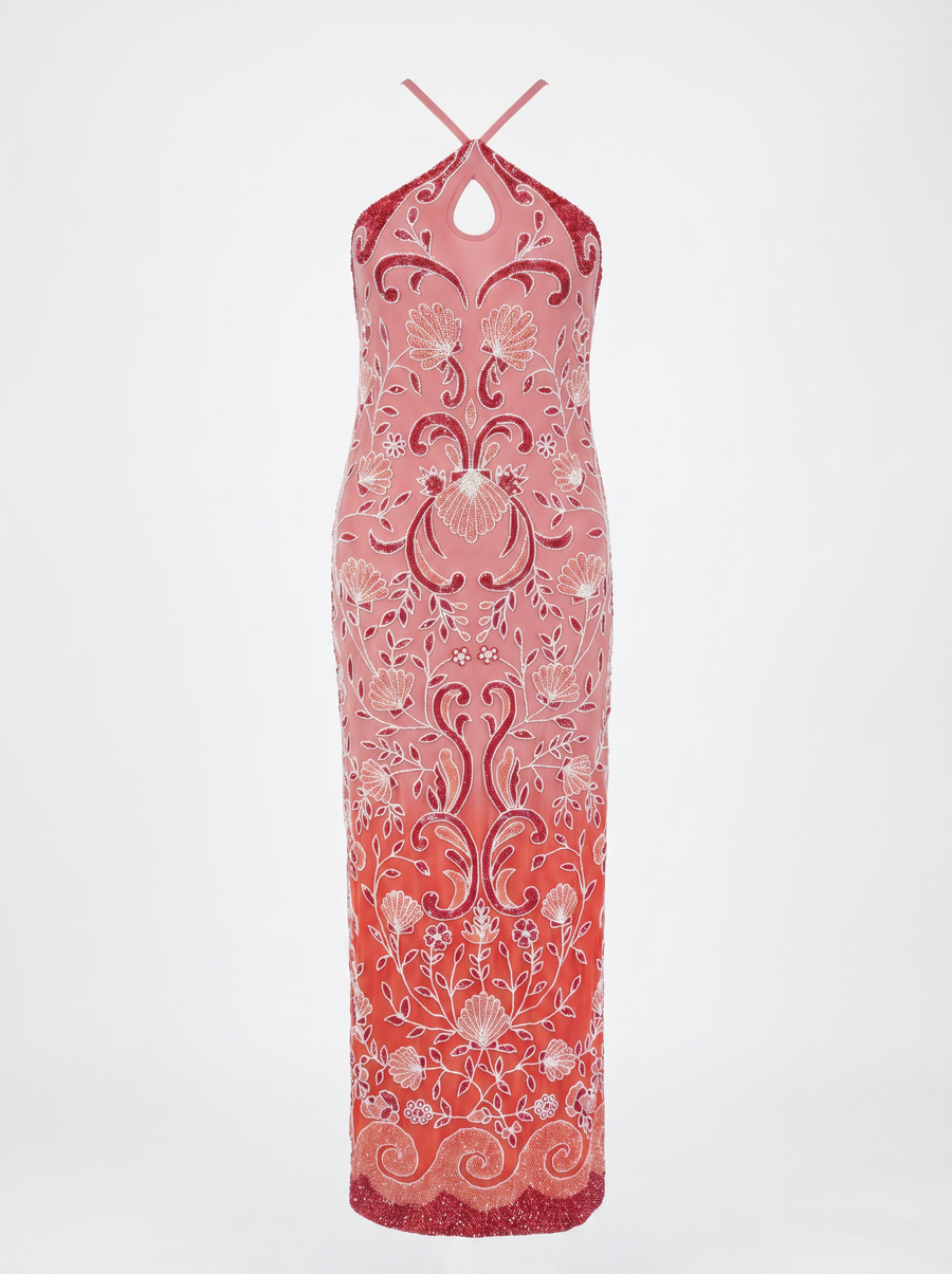 Coastal Glow Ombre Maxi Dress