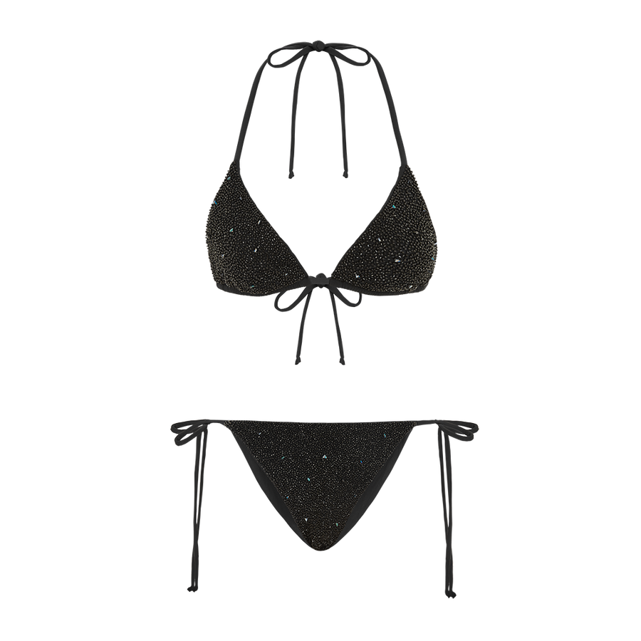 Amel Black Bikini Bottom Pack Shot image  