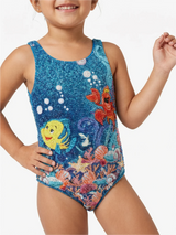 Oceanus | Disney Kids Mystic Shores Swimsuit Blue
